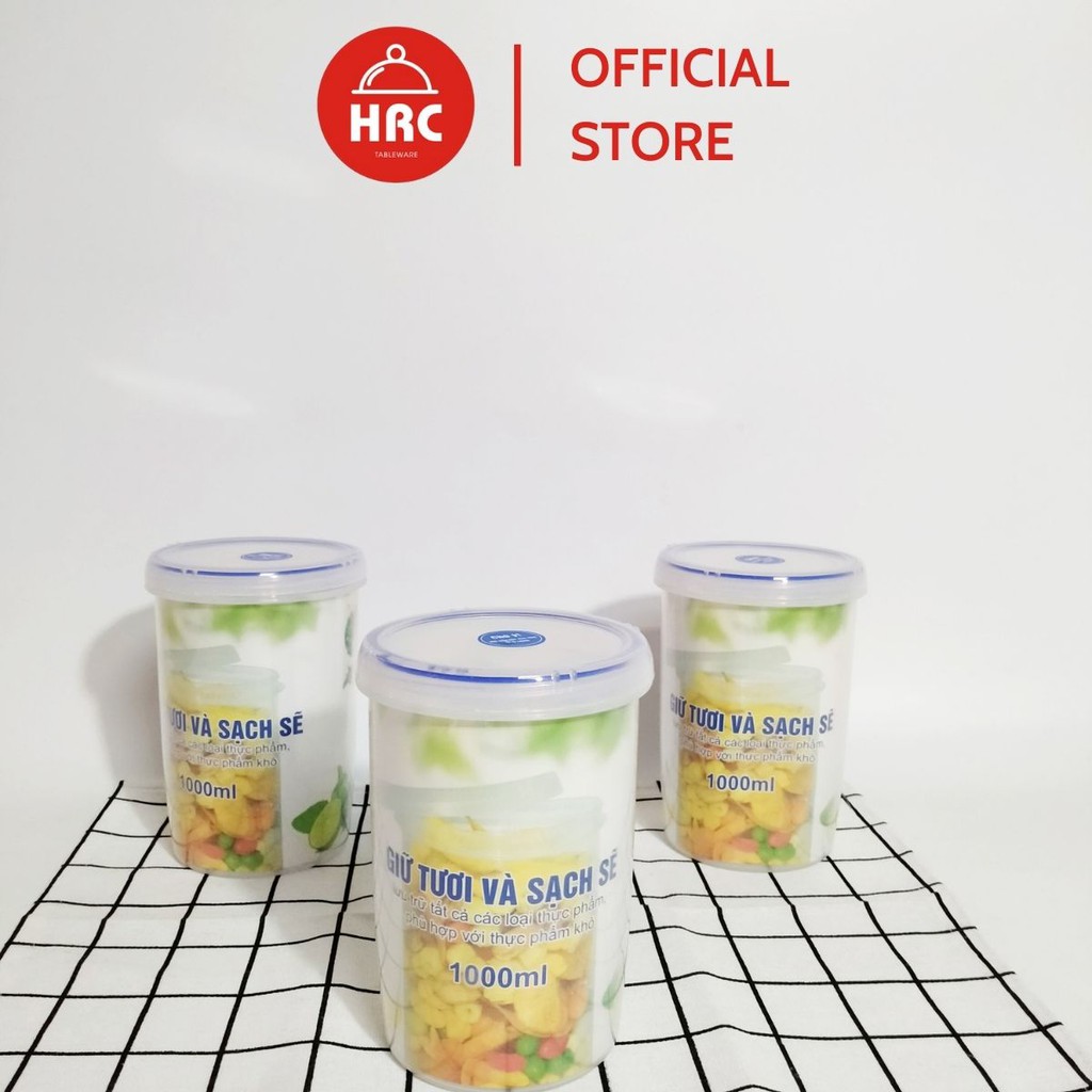HỘP THỰC PHẨM TRÒN 1000ML 2408 SONG LONG