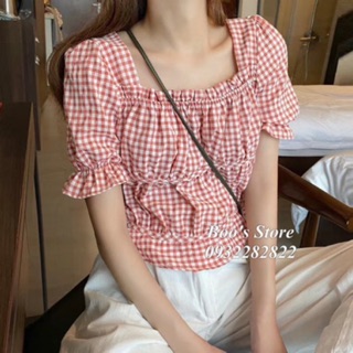 ÁO KẺ CARO BÁNH BÈO