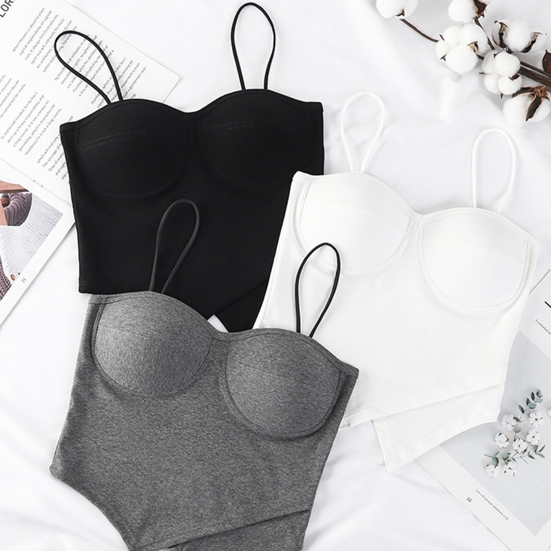 Áo Bra Không Đường May Mềm Mại Có Mút Nâng Ngực Dành Cho Nữ