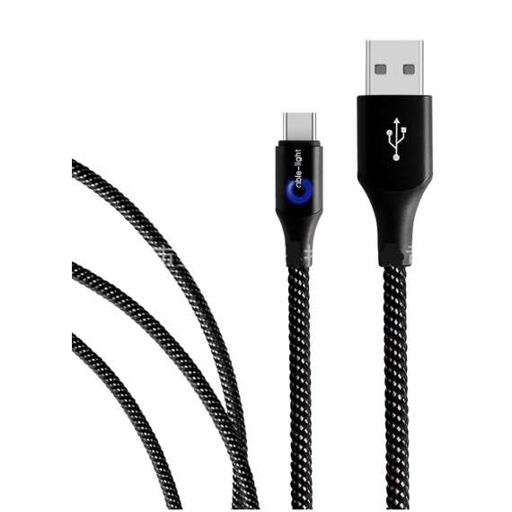 Dây cáp sạc tự ngắt Iphone, dây sạc bọc dù có đèn led báo, tương thích củ cóc sạt nhanh cho Ip 5/6/7/8/x/11/12 dài 1m