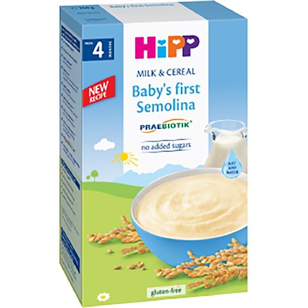 Bột dinh dưỡng HiPP sữa ăn dặm khởi đầu gạo sữa 250g, từ 4 tháng