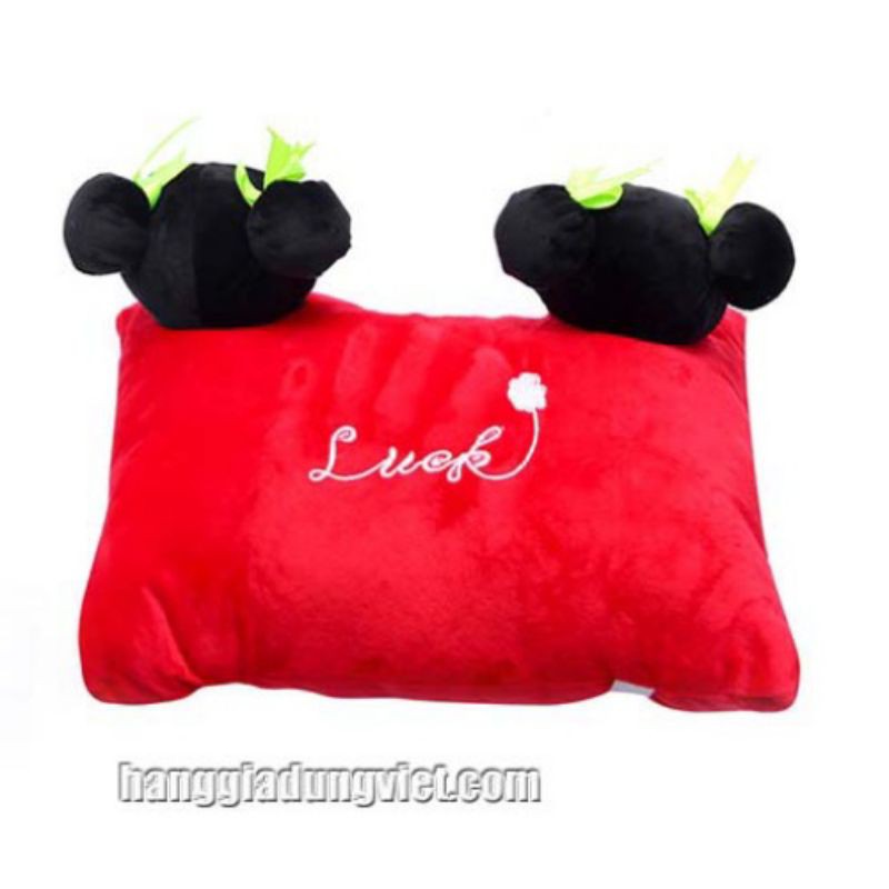 GỐI ĐI XE MÁY 2 ĐẦU HÌNH CHUỘT MICKEY CHO BÉ