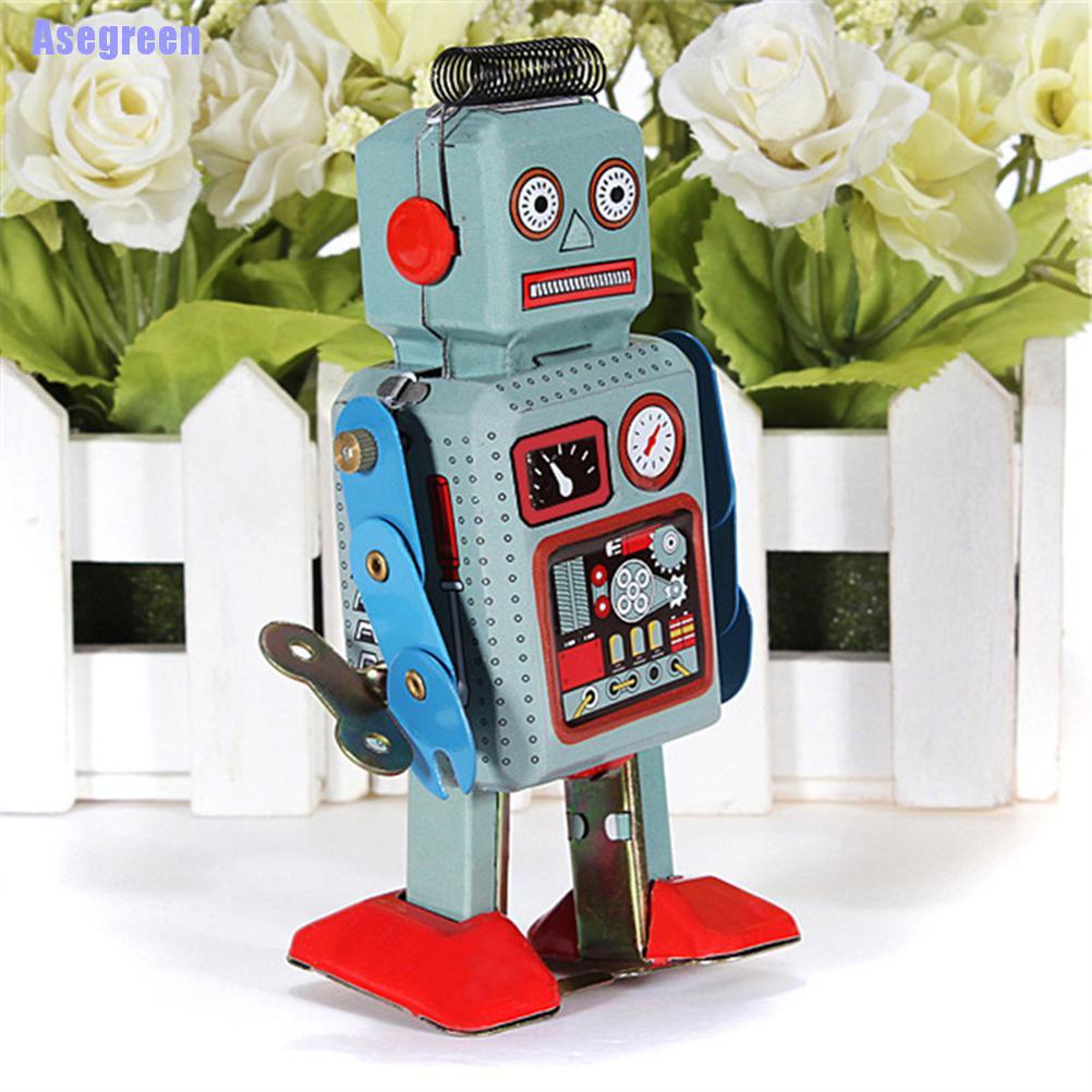 Đồ Chơi Robot Lên Dây Cót Phong Cách Vintage