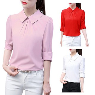 ❤newintown2018❤👉👉👉 Áo kiểu tay dài thời trang công sở cho phái nữ