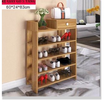 TỦ GIÀY GỖ 5 TẦNG CHẮC CHẮN