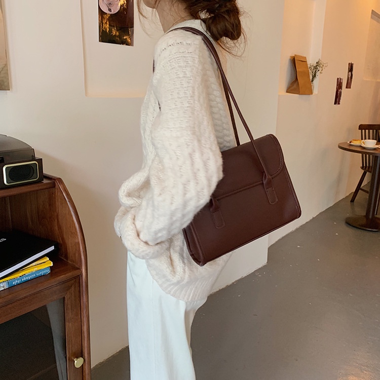 Dela Túi Đeo Một Bên Vai Thời Trang Xuân Hè Hàn Quốc Cổ Điển 2022 Mới Dễ Phối Đồ Dành Cho Nữ