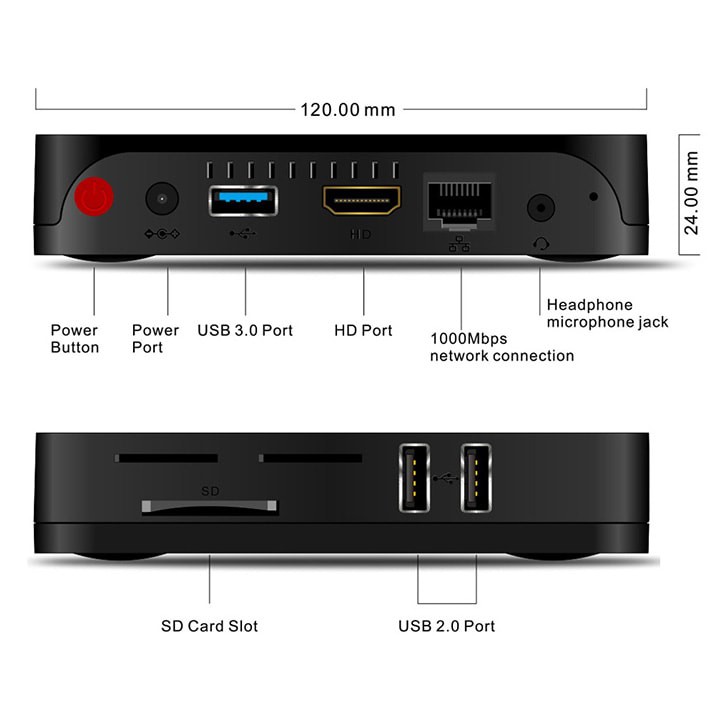 Máy tính mini Beelink BT3 Pro Intel Z8350, Ram 4G/ Rom 64G - Nguồn 12v - Mini PC | WebRaoVat - webraovat.net.vn