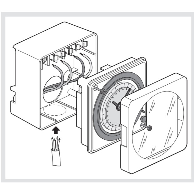 Timer 24h Hager - Bộ hẹn giờ - EH711