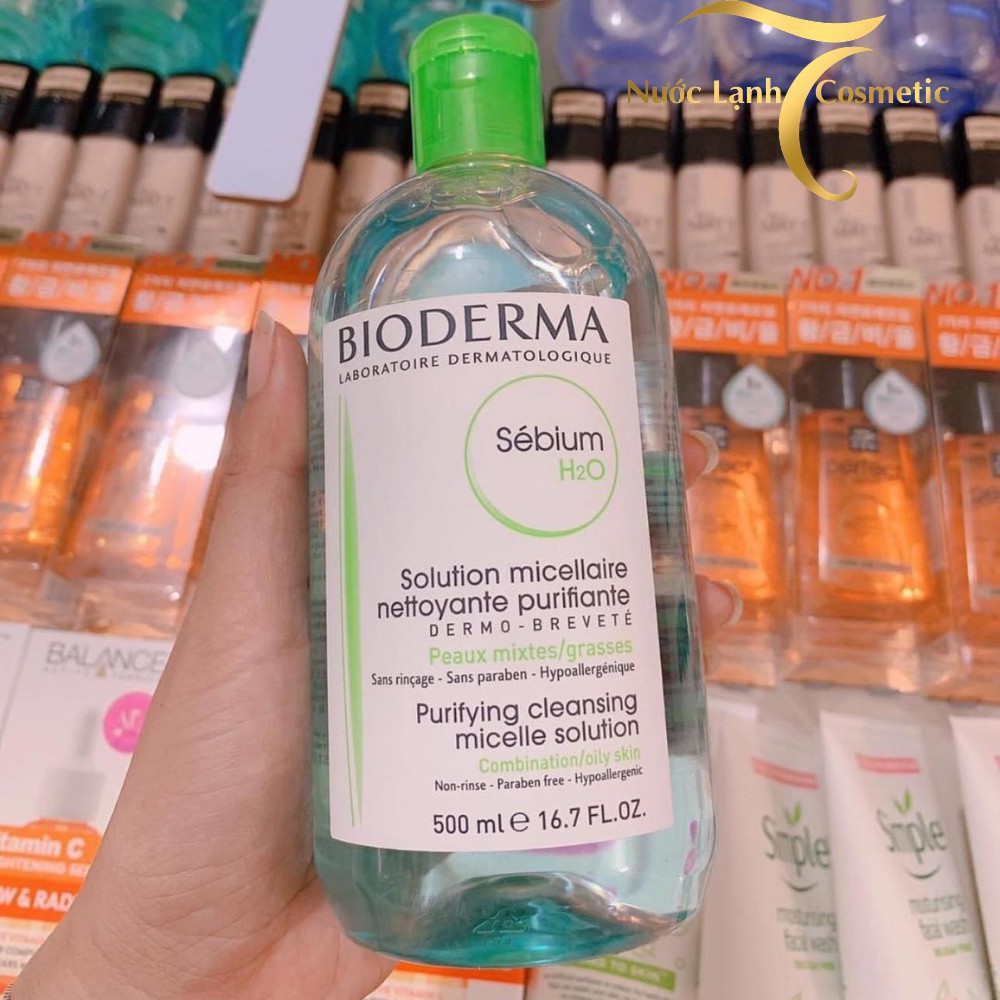 Nước Tẩy Trang Pháp BIODERMA SÉBIUM  H20 Dành Cho Da Dầu Mụn