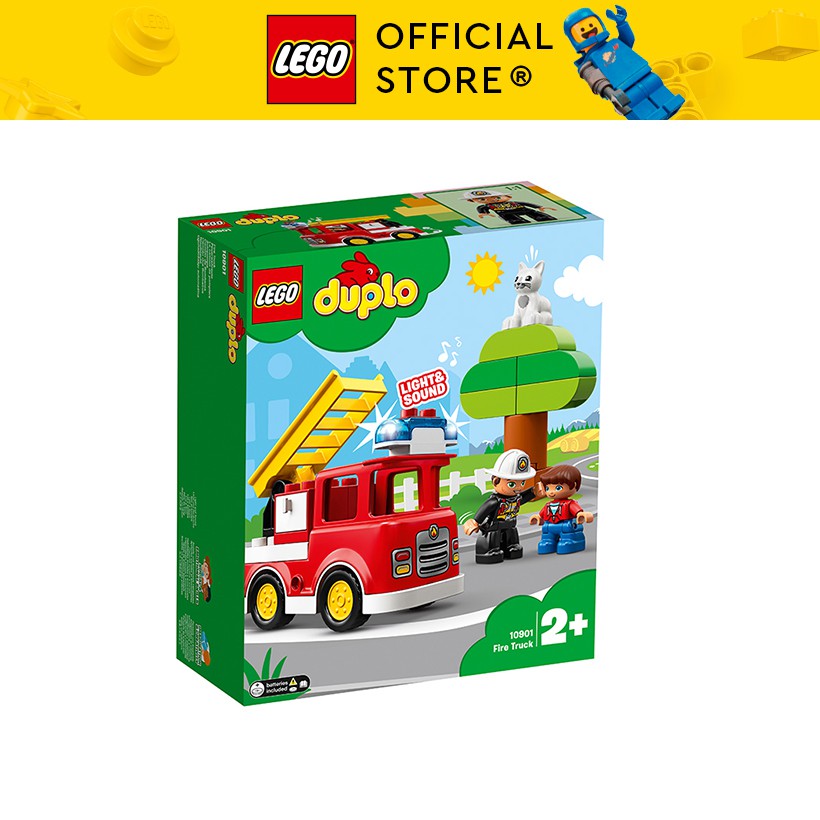 LEGO DUPLO 10901 Xe Cứu Hỏa Của Bé ( 21 Chi tiết) Đồ chơi lắp ráp giao thông giáo dục
