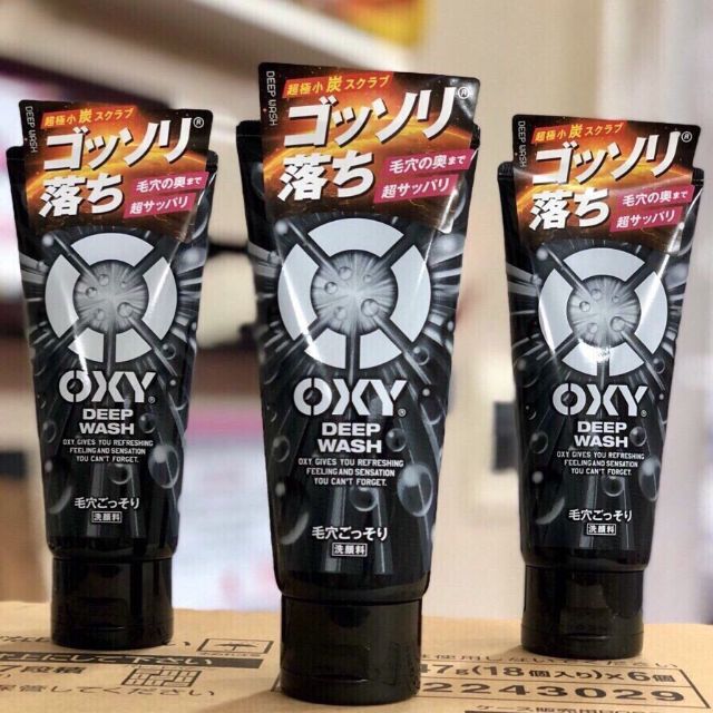 Sửa rửa mặt Oxy deep wash nhật bản 130g