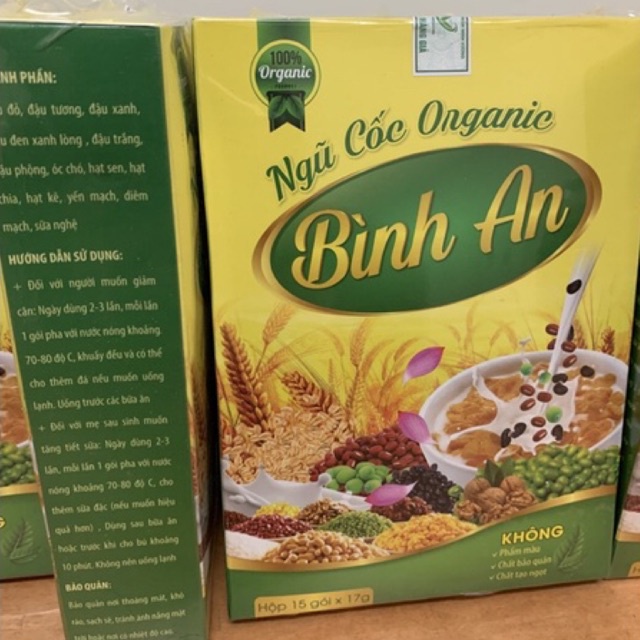 Ngũ cốc dinh dưỡng Bình An hộp 15 gói x17gr