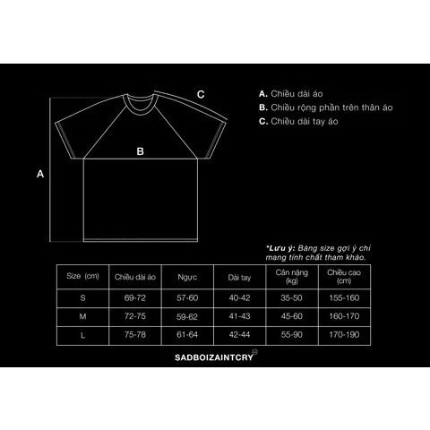 Áo thun SADBOIZ SADTAGRAM ❄️ SADBOIZ Chính hãng, hàng có sẵn. Mua kèm Deal Sock túi Tote Sadboiz. | BigBuy360 - bigbuy360.vn