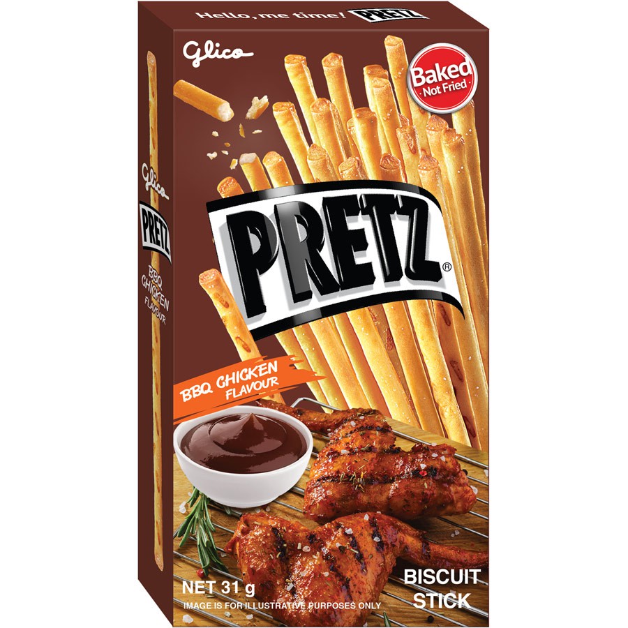 (4 vị) Bánh que Glico Pretz hộp 31gr