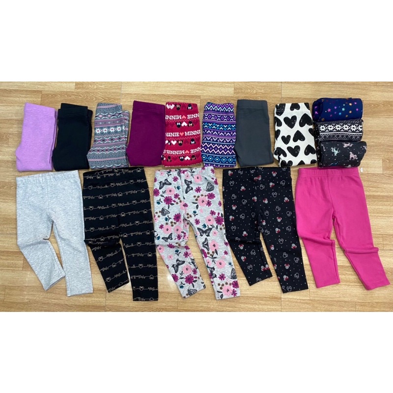 Quần Legging Bé Gái Nhiều Mẫu Nỉ Jumping Beans Dư Xịn 1 Đến 8 Tuổi