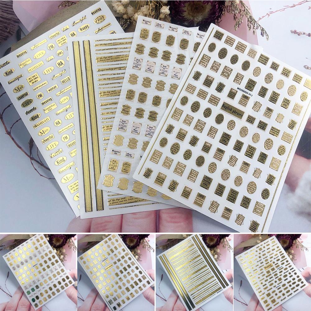 Keo Dán Trang Trí Móng Tay in Chữ Phong Cách Nhật Bản