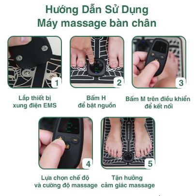 Máy massage bàn chân, Máy Mát Xa Chân EMS HM C3