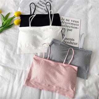 Áo bra quây ống ren đẹp mặc với croptop - Áo bra đi biển 2 dây ren có đệm ngực mỏng