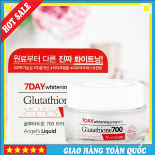 💝𝐁𝐄𝐒𝐓 𝐒𝐀𝐋𝐄💝 Kem Dưỡng Trắng Da 7 Day Whitening Program Glutathione 700 V-Cream