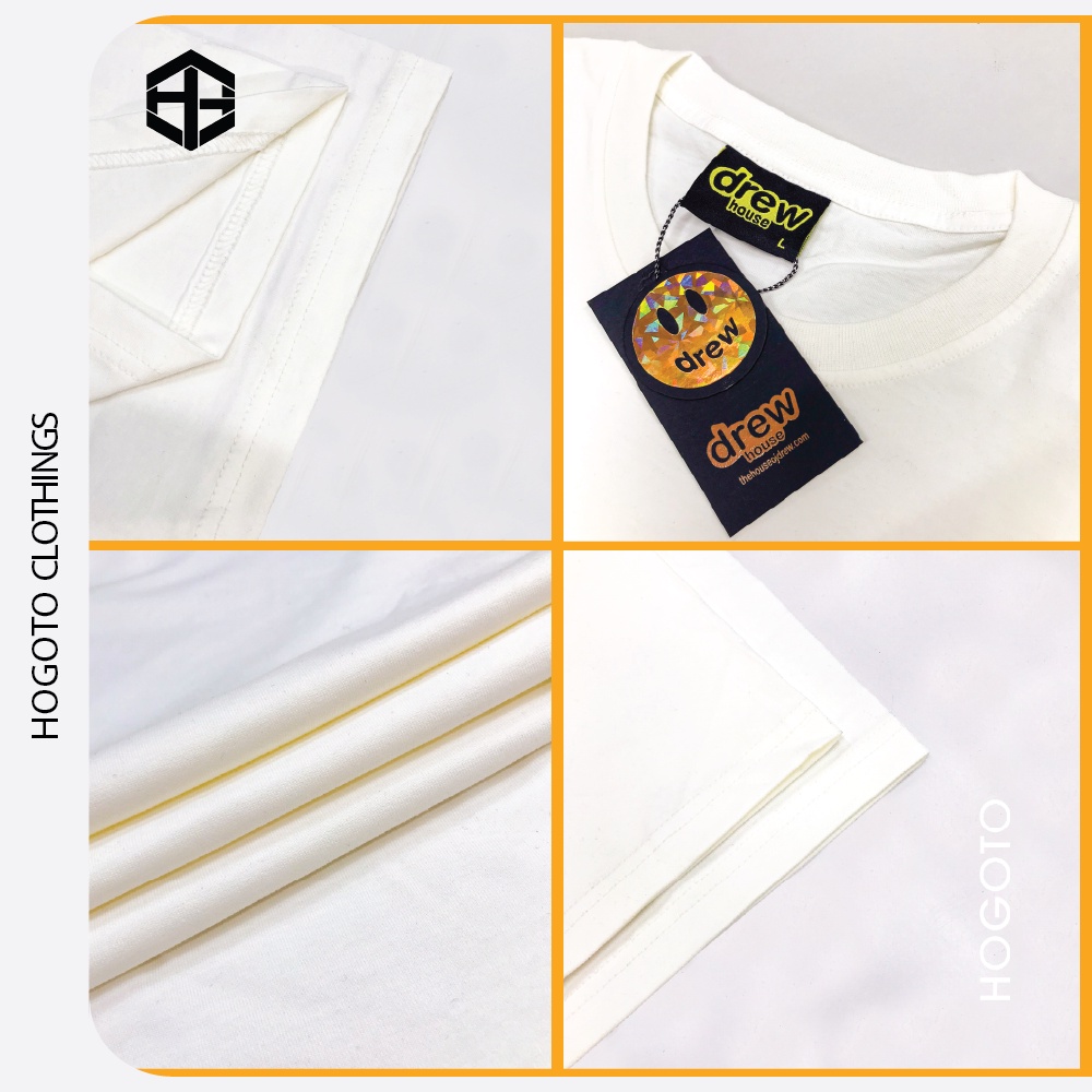 Áo thun tay lỡ DREW House chữ gấu Hogoto shop , Áo thun unisex nam nữ form rộng oversize chất liệu Cotton | BigBuy360 - bigbuy360.vn