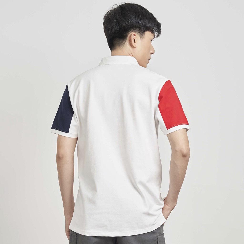 [FreeShip] Áo Thun Polo unisex from rộng Có Cổ Vải Cá Sấu Trơn Trắng Phối màu 4 kiểu GSR 43 {cao cấp}