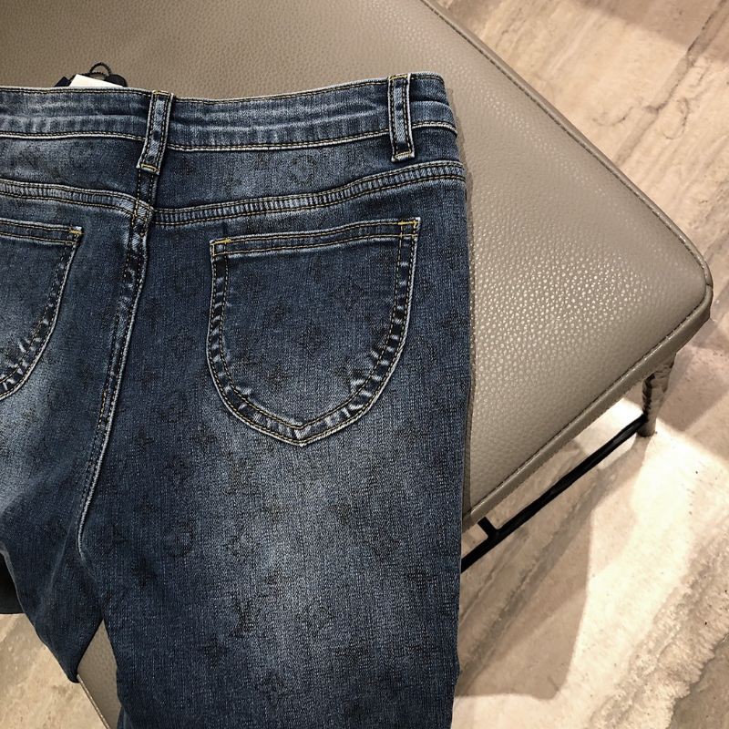 quần jeans nữ tromg lót nỉ hàng thu đông cao cấp LV