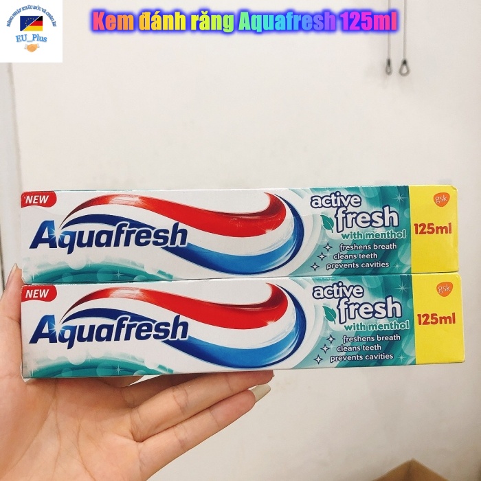 Kem đánh răng Aquafresh chống sâu răng, thơm miệng, trắng răng 125ml - Đức