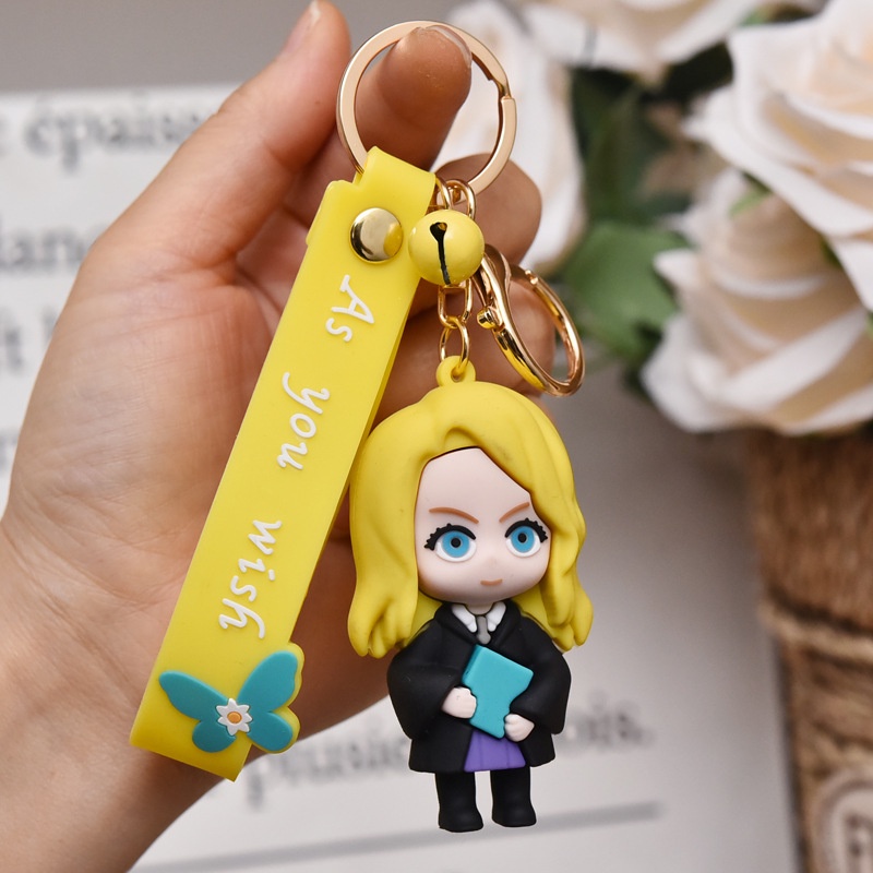 Móc Khóa Nhựa Mềm Hình Nhân Vật Hoạt Hình Harry Potter 3D 17 Kiểu Dáng Tùy Chọn