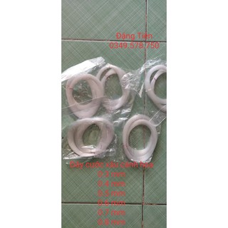 Dây cước kết hoa - thắt giỏ cườm - xỏ màn pha lê
