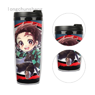 Bình Nước 400ML Họa Tiết Hoạt Hình Kimetsu no Yaiba Độc Đáo