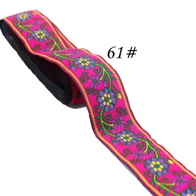 Dây Vải Cotton 5Yards Rộng 3.3cm Thêu Họa Tiết Trang Trí Thủ Công DIY