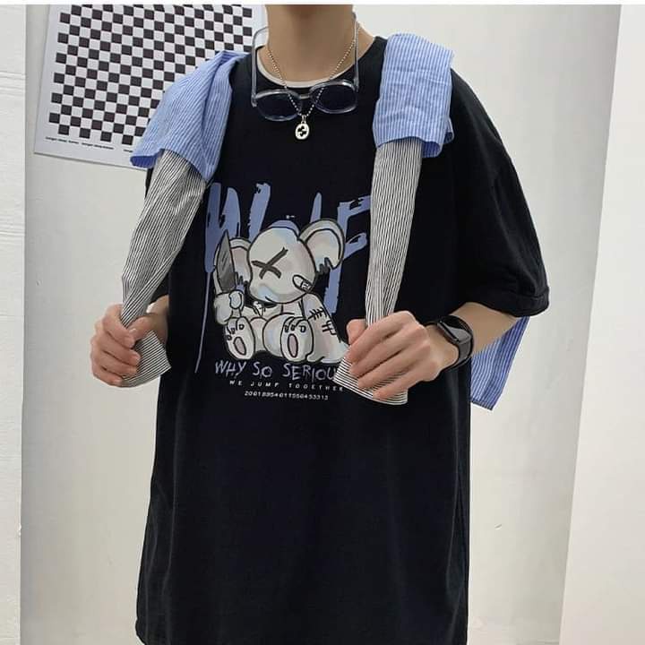 Áo thun tay lỡ form rộng Oversize Unisex, áo phông nam nữ unisex AD69