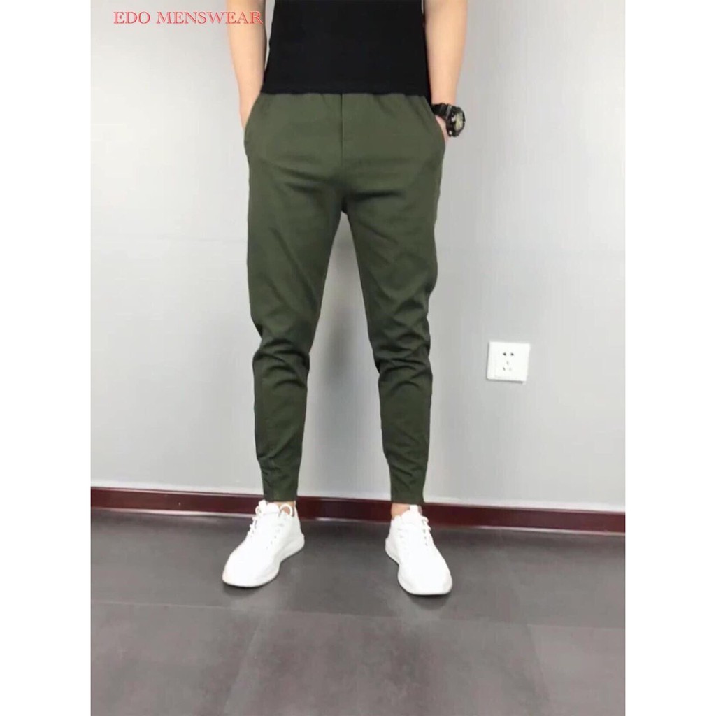 Quần Jogger Nam Túi Hộp 🔵 𝐅𝐑𝐄𝐄 𝐒𝐇𝐈𝐏 🔵 Quần Jogger Túi Hộp Nam Kaki Co Giãn Thời Trang Hpfashion - QJG10