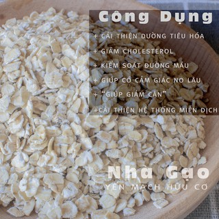 Yến mạch cán mỏng hữu cơ 500g