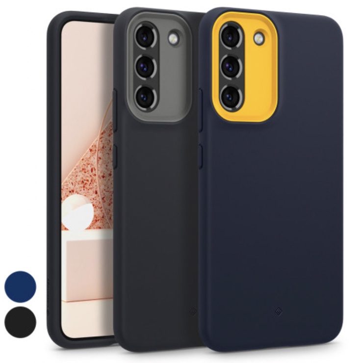 Ốp điện thoại Spigen - Galaxy S22 Ultra Plus 22+ nano màu đen hải quân