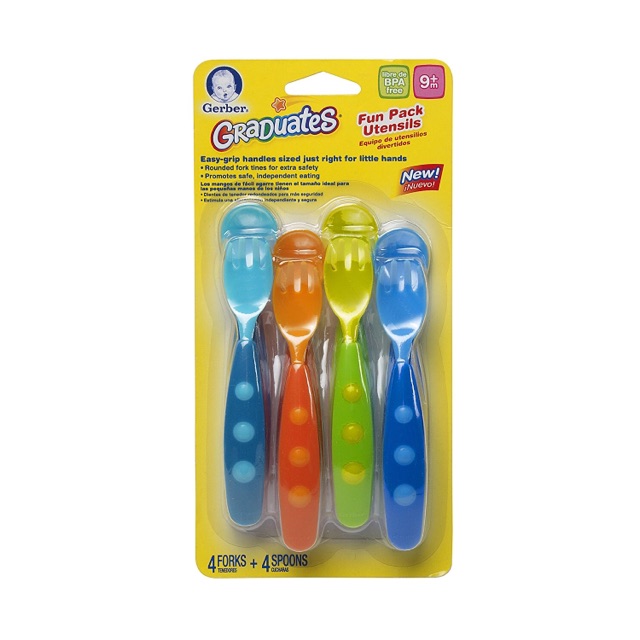 Bộ thìa dĩa cho bé Gerber