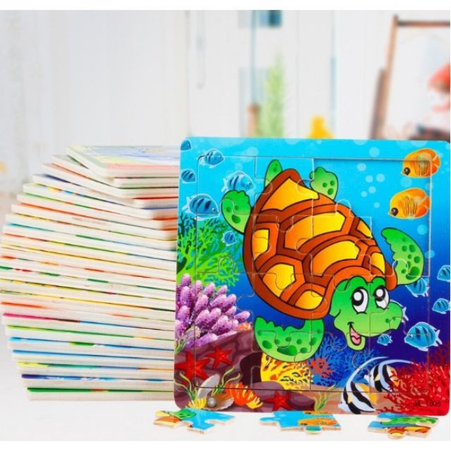 Tranh ghép hình 16 mảnh cho bé