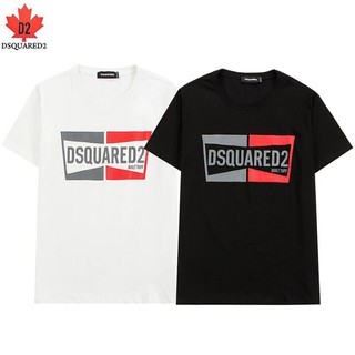 Áo Thun Cotton Unisex In Họa Tiết Dsquared2