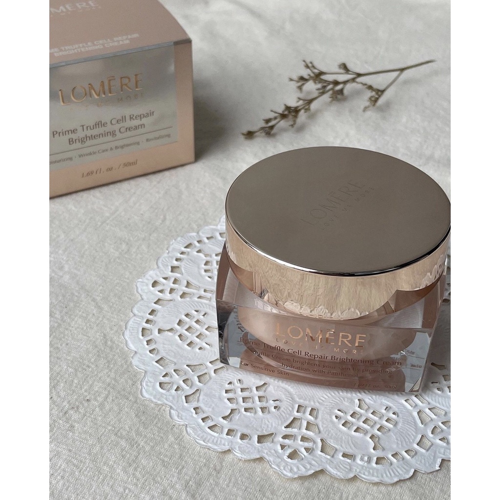 Kem dưỡng dưỡng trắng, phục hồi da Lomere Prime Truffle Cell Repair Brightening Cream 50g
