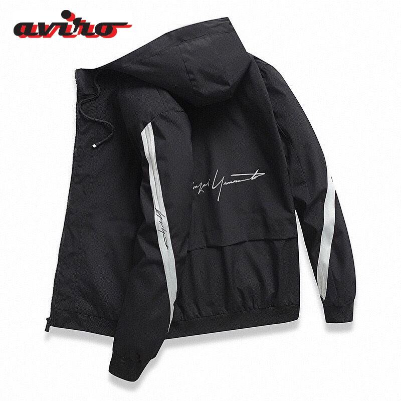 Áo khoác dù Nam Nữ Phối Sọc Aviro VN