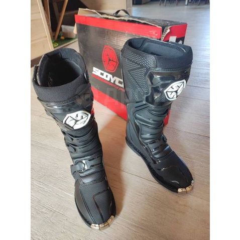 Giày bảo hộ xe máy Motocross, giày cào cào Scoyco MBM006