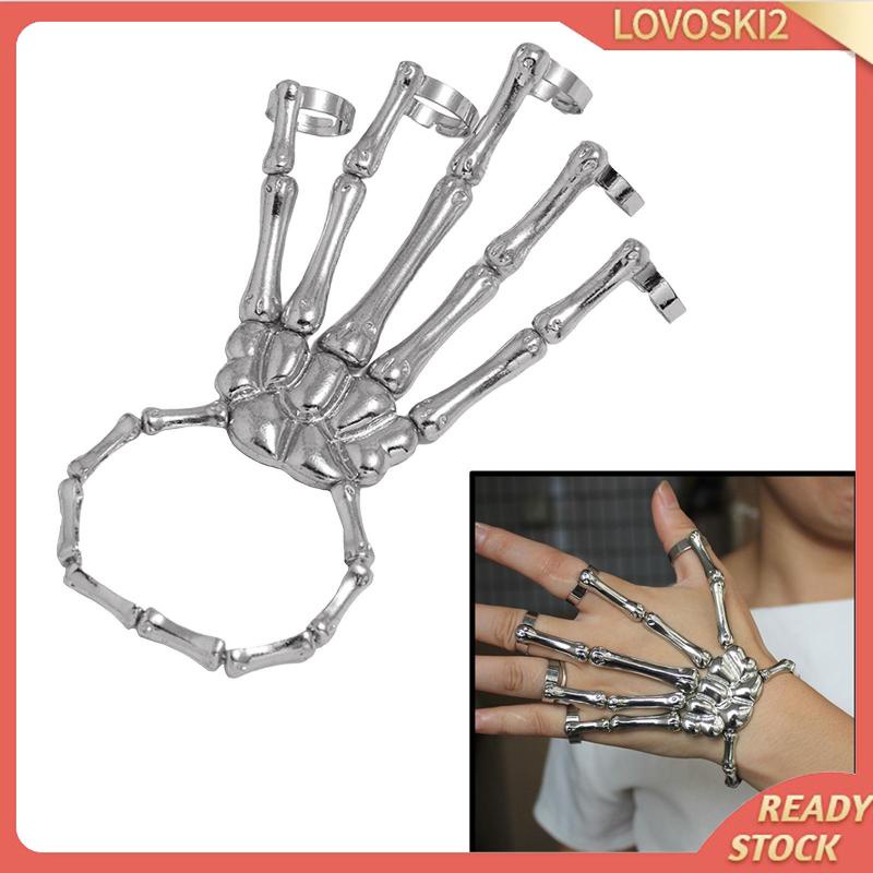Vòng đeo tay co giãn kiểu xương bàn tay tùy chọn màu sắc