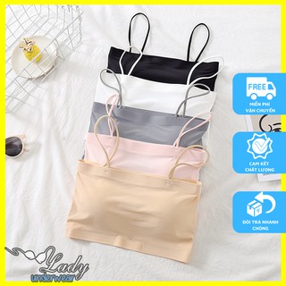 Áo Bra quây đúc su chất lạnh, Áo Bralette quây hai dây có đệm hot hit