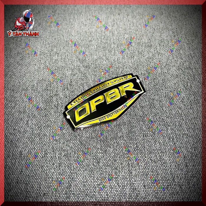 Tem nhôm dán pô xe máy MS102