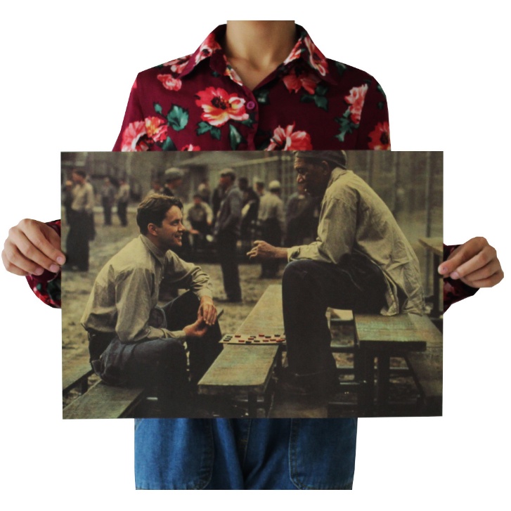 Tranh treo tường trang trí nội thất quán cà phê phong cách phim Shawshank's Redemption