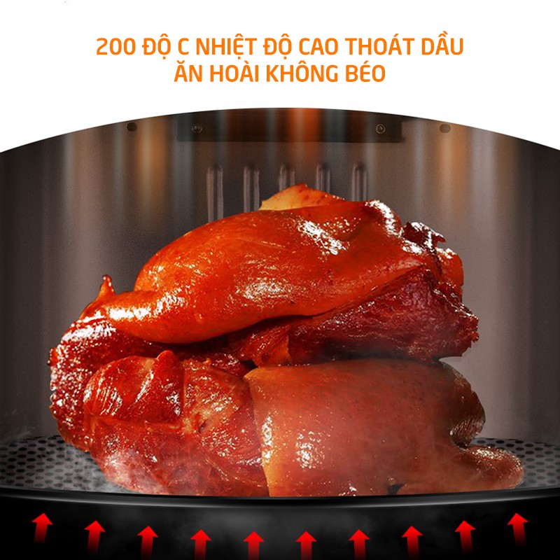 Nồi chiên không dầu hot nhất, dung tích 5,6L,nhỏ gọn, không khói, không dầu, không sợ béo, bảo hành 1 năm VIETSTAR-8063G