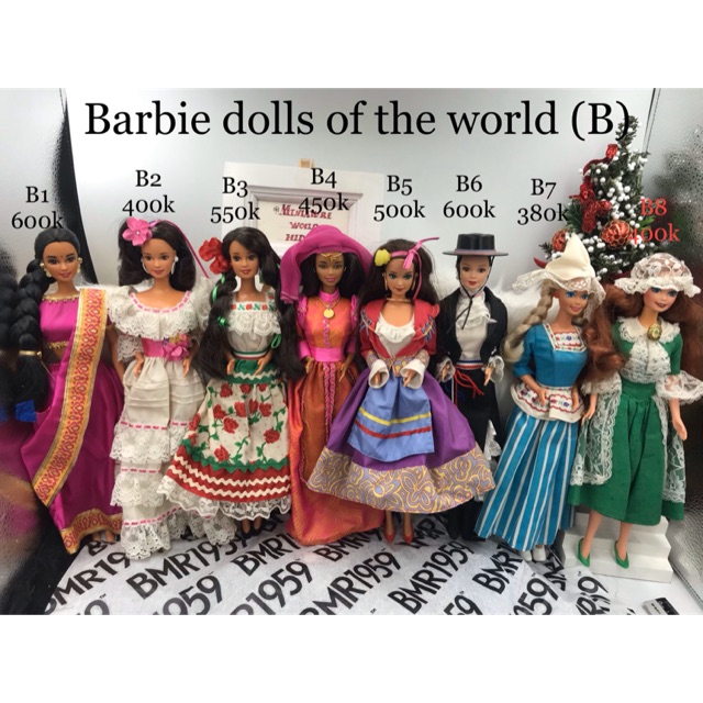 Búp bê Barbie. Barbie dolls of the world. Mã CoH