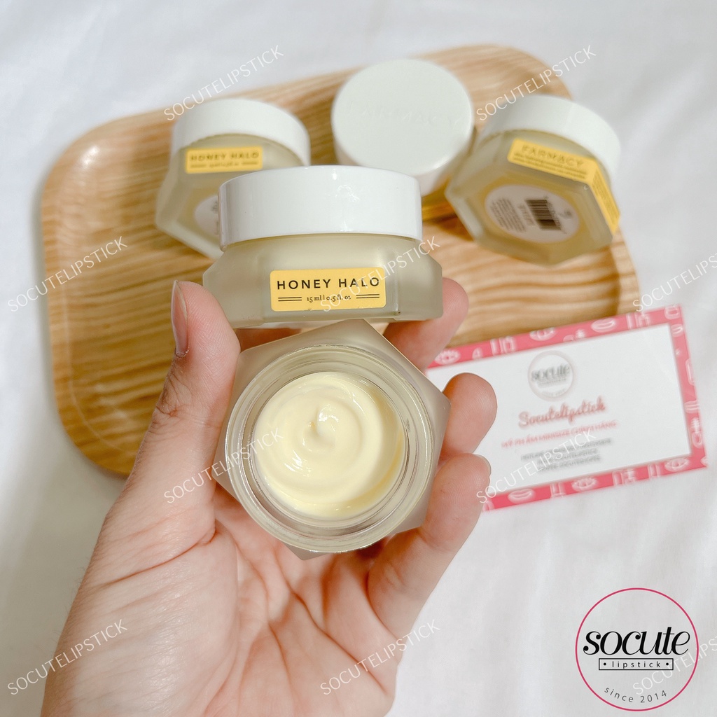 15ml - Kem dưỡng ẩm mật ong Farmacy Honey Halo Ultra-Hydrating Ceramide Moisturizer