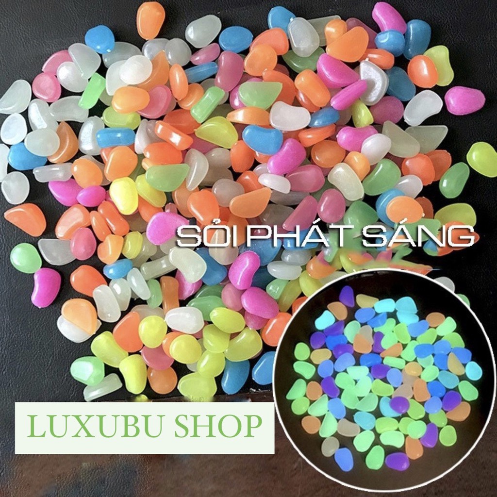 Sỏi nhựa Phát Quang  Trang Trí Hồ Cá, Sân Vườn...