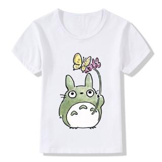 Áo Thun Tay Ngắn Hình Totoro Cho Bé Trai Và Bé Gái